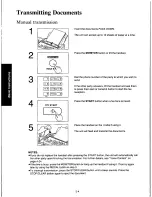 Предварительный просмотр 46 страницы Panasonic KXF160 - CONSUMER FACSIMILE Operating Instructions Manual