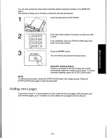 Предварительный просмотр 47 страницы Panasonic KXF160 - CONSUMER FACSIMILE Operating Instructions Manual