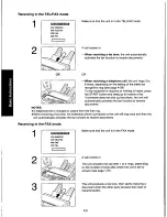 Предварительный просмотр 50 страницы Panasonic KXF160 - CONSUMER FACSIMILE Operating Instructions Manual