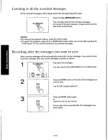 Предварительный просмотр 54 страницы Panasonic KXF160 - CONSUMER FACSIMILE Operating Instructions Manual