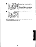 Предварительный просмотр 111 страницы Panasonic KXF160 - CONSUMER FACSIMILE Operating Instructions Manual