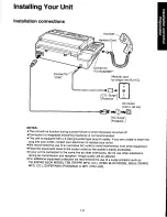 Предварительный просмотр 17 страницы Panasonic KXF250 - CONSUMER FACSIMILE Operating Instructions Manual