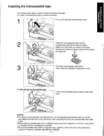 Предварительный просмотр 19 страницы Panasonic KXF250 - CONSUMER FACSIMILE Operating Instructions Manual