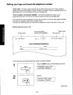 Предварительный просмотр 32 страницы Panasonic KXF250 - CONSUMER FACSIMILE Operating Instructions Manual