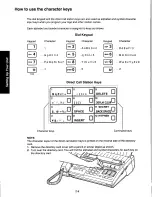 Предварительный просмотр 34 страницы Panasonic KXF250 - CONSUMER FACSIMILE Operating Instructions Manual