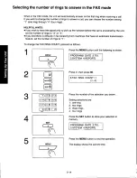 Предварительный просмотр 40 страницы Panasonic KXF250 - CONSUMER FACSIMILE Operating Instructions Manual