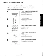 Предварительный просмотр 41 страницы Panasonic KXF250 - CONSUMER FACSIMILE Operating Instructions Manual