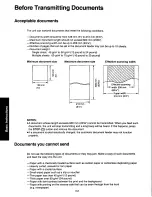 Предварительный просмотр 46 страницы Panasonic KXF250 - CONSUMER FACSIMILE Operating Instructions Manual