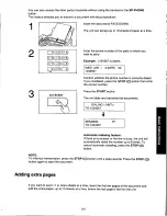 Предварительный просмотр 49 страницы Panasonic KXF250 - CONSUMER FACSIMILE Operating Instructions Manual