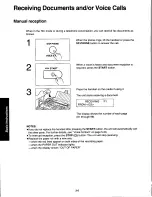 Предварительный просмотр 50 страницы Panasonic KXF250 - CONSUMER FACSIMILE Operating Instructions Manual