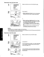 Предварительный просмотр 52 страницы Panasonic KXF250 - CONSUMER FACSIMILE Operating Instructions Manual