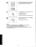 Предварительный просмотр 68 страницы Panasonic KXF250 - CONSUMER FACSIMILE Operating Instructions Manual