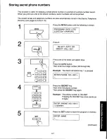 Предварительный просмотр 69 страницы Panasonic KXF250 - CONSUMER FACSIMILE Operating Instructions Manual