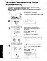 Предварительный просмотр 74 страницы Panasonic KXF250 - CONSUMER FACSIMILE Operating Instructions Manual