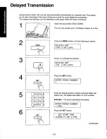 Предварительный просмотр 78 страницы Panasonic KXF250 - CONSUMER FACSIMILE Operating Instructions Manual