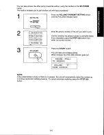 Предварительный просмотр 81 страницы Panasonic KXF250 - CONSUMER FACSIMILE Operating Instructions Manual