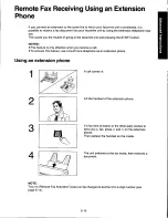 Предварительный просмотр 89 страницы Panasonic KXF250 - CONSUMER FACSIMILE Operating Instructions Manual