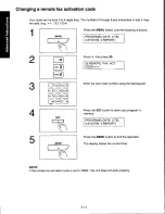 Предварительный просмотр 90 страницы Panasonic KXF250 - CONSUMER FACSIMILE Operating Instructions Manual