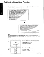 Предварительный просмотр 96 страницы Panasonic KXF250 - CONSUMER FACSIMILE Operating Instructions Manual