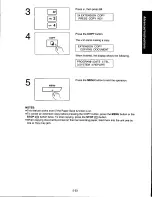 Предварительный просмотр 99 страницы Panasonic KXF250 - CONSUMER FACSIMILE Operating Instructions Manual