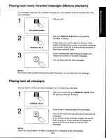 Предварительный просмотр 101 страницы Panasonic KXF250 - CONSUMER FACSIMILE Operating Instructions Manual