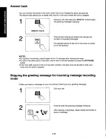 Предварительный просмотр 104 страницы Panasonic KXF250 - CONSUMER FACSIMILE Operating Instructions Manual