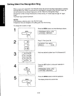 Предварительный просмотр 114 страницы Panasonic KXF250 - CONSUMER FACSIMILE Operating Instructions Manual