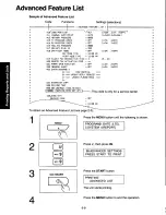 Предварительный просмотр 124 страницы Panasonic KXF250 - CONSUMER FACSIMILE Operating Instructions Manual