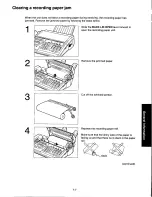 Предварительный просмотр 131 страницы Panasonic KXF250 - CONSUMER FACSIMILE Operating Instructions Manual