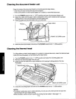 Предварительный просмотр 134 страницы Panasonic KXF250 - CONSUMER FACSIMILE Operating Instructions Manual