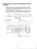 Предварительный просмотр 28 страницы Panasonic KXF90 - CONSUMER FACSIMILE Operating Instructions Manual