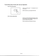 Preview for 47 page of Panasonic KXF90 - CONSUMER FACSIMILE Operating Instructions Manual