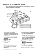 Предварительный просмотр 50 страницы Panasonic KXF90 - CONSUMER FACSIMILE Operating Instructions Manual