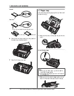 Preview for 12 page of Panasonic KXFG2451 - B/W Thermal Transfer Operating Instructions Manual