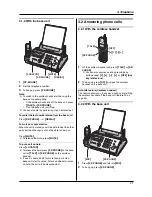 Preview for 21 page of Panasonic KXFG2451 - B/W Thermal Transfer Operating Instructions Manual