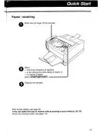 Предварительный просмотр 13 страницы Panasonic KXFLM600AL Operating Instructions Manual