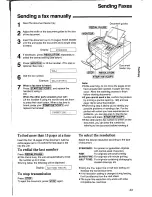 Предварительный просмотр 43 страницы Panasonic KXFLM600AL Operating Instructions Manual