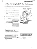 Предварительный просмотр 45 страницы Panasonic KXFLM600AL Operating Instructions Manual