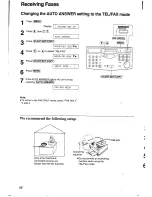 Предварительный просмотр 68 страницы Panasonic KXFLM600AL Operating Instructions Manual