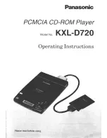 Panasonic KXL-D720 Operating Instructions Manual preview