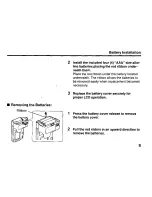 Preview for 9 page of Panasonic KXLD50 - COLOR LCD VIEWFINDER Operating Instructions Manual