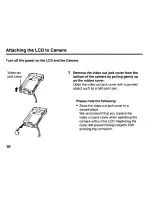 Preview for 10 page of Panasonic KXLD50 - COLOR LCD VIEWFINDER Operating Instructions Manual