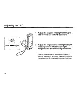 Preview for 14 page of Panasonic KXLD50 - COLOR LCD VIEWFINDER Operating Instructions Manual