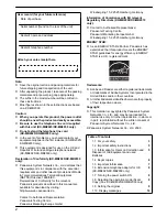 Preview for 2 page of Panasonic KXMB2000E Important Information Manual