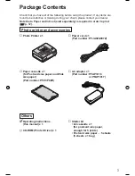 Предварительный просмотр 3 страницы Panasonic KXPX2M - HOME PHOTO PRINTER Operating Instructions Manual