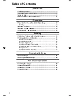 Preview for 4 page of Panasonic KXPX2M - HOME PHOTO PRINTER Operating Instructions Manual