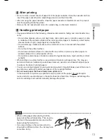 Предварительный просмотр 13 страницы Panasonic KXPX2M - HOME PHOTO PRINTER Operating Instructions Manual