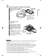 Preview for 15 page of Panasonic KXPX2M - HOME PHOTO PRINTER Operating Instructions Manual