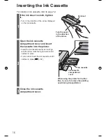 Предварительный просмотр 16 страницы Panasonic KXPX2M - HOME PHOTO PRINTER Operating Instructions Manual