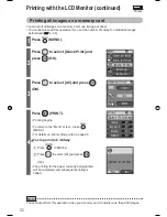 Preview for 32 page of Panasonic KXPX2M - HOME PHOTO PRINTER Operating Instructions Manual